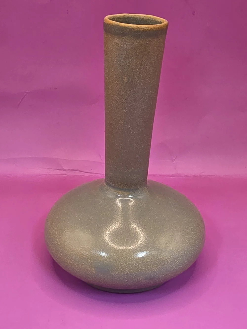 Chinese Glazed Porcelain Vase Marked - Picture 3 of 11